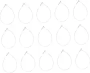 1900Pcs Tag Fasteners Ropes with for Clothing Price Tags Durable Safe Hanging Cord for Garment Labels for Retail Shops Personal Use