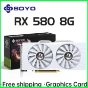 AMD RX580 8GB Graphics Card GDDR5 256Bit 2048SP Gaming Video Cards Desktop Compu