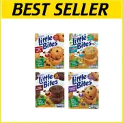 Tasty Little Bites Mini Muffins | Variety Pack of 80 Muffins with No Corn Syrup