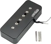 Wilkinson M Series Alnico 5 Magnet P90 Soapbar Bridge Pickup for LP SG Style Electric Guitar, Black