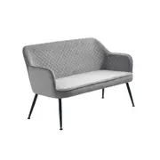 Modern Furniture BERRIE 2 Seater Sofa 130x81cm - Grey