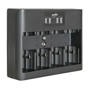 Jupio All-In-One USB Charger Adapter w/LCD Screen For AA/AAA/C/D/9V Batteries