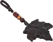 [FRCOLOR] Hand Carved Wooden Keychain Decorative Phone Charm Strap with Mechanism Versatile Use for Car Keys Mobile Phone Accessories Unique present Idea