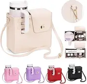 Portable Shoulder Bag for Stanley Sports Shoulder Bags, Stanley Cup Bag Water Bottles Carry Bag for Stanley Cup Accessories, A09 Beige