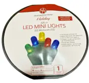 new sealed reel Holiday home 225 ct LED Mini Lights Multicolor 60 Ft.
