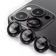 3pcs Camera Lens Protector Metal Ring Glass Screen iPhone 16 Pro Max