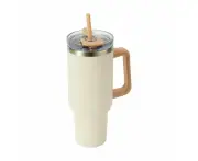 1.18L Cream Jumbo Tumbler with Handle - Anko