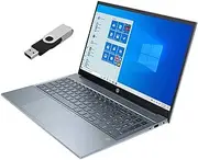 2022 HP Pavilion 15.6" FHD Touchscreen Laptop 12th Gen 10-Core Intel i7-1255U 16GB DDR4 512GB NVMe SSD Iris Xe Graphics HDMI Webcam WiFi-6 Bluetooth Backlit Keyboard Windows 11 Pro w/RATZK 32GB USB