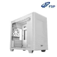 在飛比找momo購物網優惠-【FSP 全漢】CST360 M-ATX 電腦機殼(白)