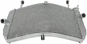 Motorcycle Aluminum Engine Radiator Cooling Compatible With Suzuki GSR750 GSX-S1000 GSX-S1000F 2016-2020 2017 2018 2019 Silver