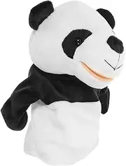 Totority Animal Hand Puppet Cartoon Panda Role Play Plush Puppet for Soft Educational for Motor Skills Development Interactive for Parent Bonding