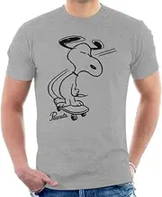 [Peanuts] Snoopy Skateboard Men's T-Shirt