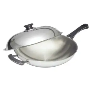 《掌廚HiCHEF》cookmate 304不鏽鋼中華炒鍋38CM(長柄)