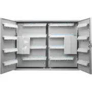 480 Key Cabinet, Secure Key Lock Box, White Key Tags