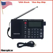 QODOSEN SR-286 FM/LW/MW/SW Radio Ultra-High Sensitivity Multi-band Shortwave#USA
