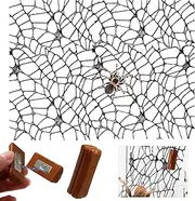 HUIKANGSHENG Jumping Spider Webbed Moss Ribbon with Magnets for Jumping Spider Enclosure Climbing, Jumping Spider Habitat Accessories(Black)