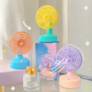 1 Set Usb Mini Fan Low Noise Cool Down High Efficiency Usb Mini Fan Dense Grille