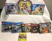 Lot of 9 Lego Sets Poly Bags Minifigure Series New Sealed Ninjago Potter Elves