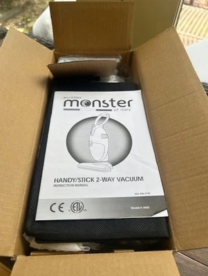 Euroflex Monster Model H055 Handheld Stick Vacuum Electric Black New Open Box!