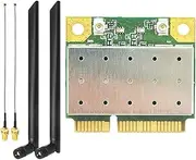 Xunweiad MT7612EN 2.4G 5G Dual Band Gigabit Wireless Network Card Mini PCIE WiFi Module Network Card for Linux Android