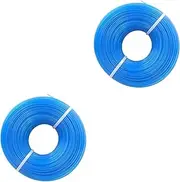 JISADER 2 Rolls 1.6mm Spare Parts Accessory Grass Trimmer Line for Yard Garden Lawn