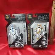Star Wars Black Series Archive 501st Clone Trooper & Commander Cody Figures Set