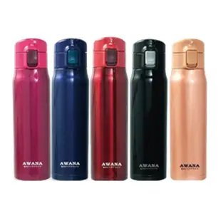 【AWANA】經典彈跳保溫杯500ml(買一送一)(保溫瓶)