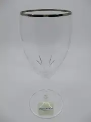 WEDGWOOD / VERA WANG KNIGHTSBRIDGE PLATINUM ICED/ TEA BEVERAGE -8" x 3" 0208E