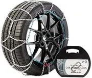 Tire Chain, Tortoise Shell Type, No Jack Up Required, 225/50R18 (225/50/18, 225-50-18, 225/50-18)