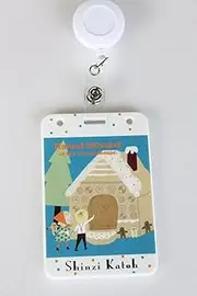 [Shinzi Katoh] Design Hansel & Gretel CDC1009 Pass Case with Reel Strap
