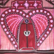 Theater Of Love- Heart Artwork Inktense & Acrylic Original Moody Virgo Arts