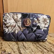 Vera Bradley- Chrysanthemum Crush- Ultra Light RFID Turnlock Wallet- NIP- $99
