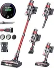 SunSare Cordless Vacuum Cleaner Stick Vacuum with Touch Screen, 55 Mins Runtime