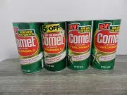 Vintage Comet Cleanser Soap Lot of 4 Unopened C93J