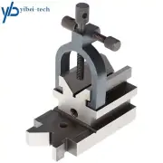 3-1/2" ×1-7/8" ×1-7/8" Angle V-Block With Clamp Set Percision Ground Hardened