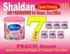 7 Can SHALDAN V8 Classic Formula -Home Car Office Air Freshener - PEACH Scent -