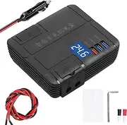 Daseeme Intelligent Car Chargers QC3.0 Quick Charge Adapter 2-Socket Power Splitter 12-24V with 3 USB Ports Volatge Display for Car Truck SUV