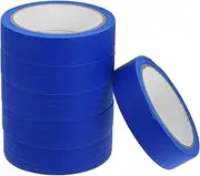 HOMOCONO Masking Tape for Painting 6 Rolls of White Correction Tape Adaptable Crepe Paper Paper for Automotive Home