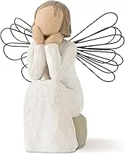 Willow Tree Angel of Caring Figurine, Natural, 5.3 x 3.9