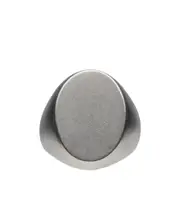Maison Margiela Oval-Shaped Ring 4 Gray