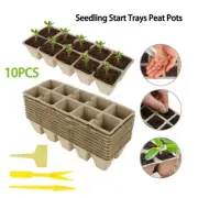 Plant Starter Tray Biodegradable Nursery Pot Garden Planters Seedling oklra#^