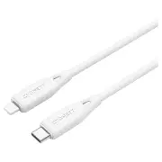Cygnett Essentials Lightning To USB-C Cable 1m - White. CY4696PCCCL