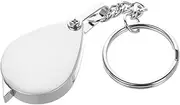 ARTIBETTER Mini Magnifying Glass with Keychain Pocket Magnifier for Adults Portable Optical Glass Magnifier for Detailed Observation and Antique Appreciation