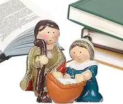 shpuuyy Christmas Nativity | Christmas Nativity Manger Scene | Christmas Nativity Scene, Christ Birth of Jesus Ornaments, Holy Family Manger Scene for Desk
