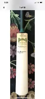 Slazenger Don Bradman AUTOGRAPHED Cricket Bat “The Legend”