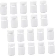 30pcs Small Sample Bottle Container Pill Storage Bottles Sealing Lid Portable Medicine Capsule