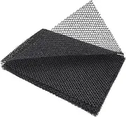 Quacc African Exfoliating Net Long Bath Net Sponge Nylon African Net Sponge Cloth for Daily Bath Shower (Black)