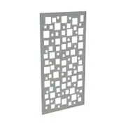 ProtectorAl 300 - 1200 x 1201 - 2400mm Palladium Silver Squares Unframed Solid Aluminium Decorative Panel