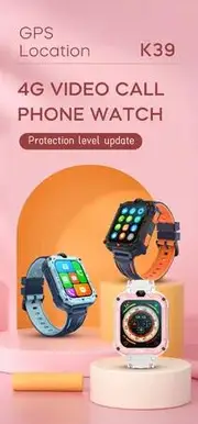4G Smart SOS Watch for Kids with GPS, Video Call, Chat, Camera, Flashlight and Waterproof Protection