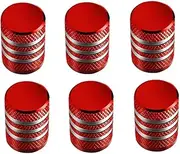 Fit for Volkswagen VW Golf Polo Tiguan MTM 4 Motion TSI Jetta TDI R32 MK4 Caddy GTI,Tire Stem Caps,Aluminum Alloy Car Tire Valve Stem Caps,6 Pack